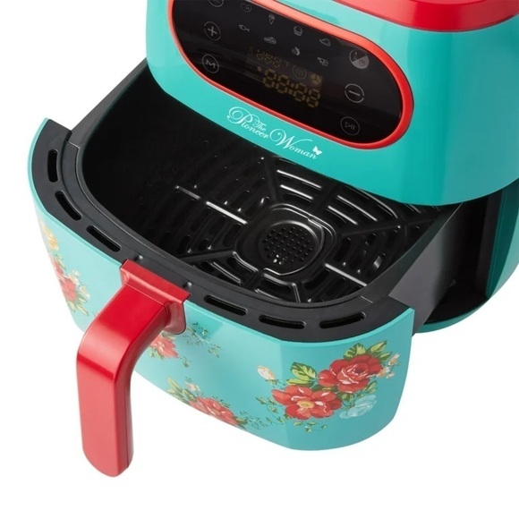 🎁 New Pioneer Woman Vintage Floral 6.3 Quart Air Fryer with LED Screen, 13.46" - Picture 6 of 9